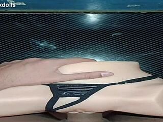 Trailer Candy USA Black Thong Closeup Tease