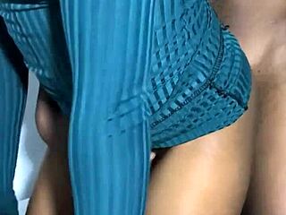 ebony skinny milf dances then gets her tight wet pussy fucked hard