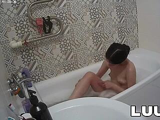 Vilika's Real Late-Night Bath Routine Exposed Voyeur