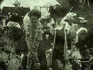 Vintage lesbians indulge in secret antique retro passion