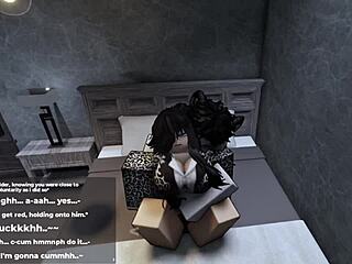roblox office girl seduces for late fuck