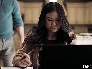 asian teen lulu heard milf vic fucking roommate seth can i join?