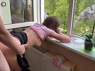 whoa classmate, surprised by my huge cock pounding 😏🍆