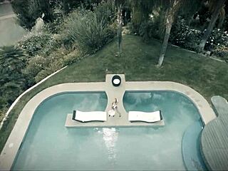 Jillian Jansen Pool Creampie Cowgirl Riding Seth's Cock Heels Cumswap