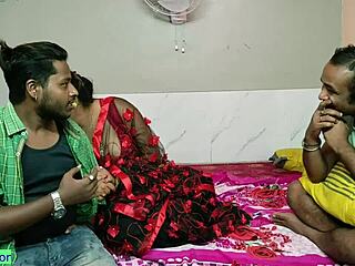 desi wife anal threesome with ex-husband pounding