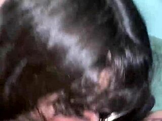 split tongue slut gags deep and takes face cum! 🤤💦