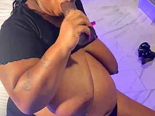 deepthroat my fat ebony ass cock and swallow every drop
