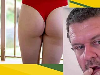 Sofa pounding tight ass with buttplug makes him explode cum hard