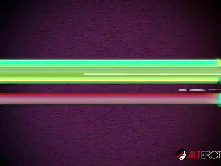 quarantine masturbation with tattooed leya falcon squirting