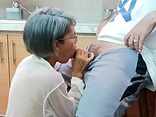 Skinny Latina Housewife Moans Bent Over Anal