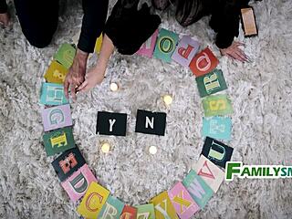 GOTH BABE'S SHAVED PUSSY REVEALS FORBIDDEN DESIRES