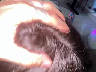 split tongue slut gags deep and takes face cum! 🤤💦