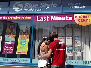 Nerdy cuckold watches muscular stud fuck girlfriend hidden cam reality