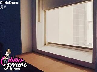 Hey neighbour, catch me flashing my big natural tits in the shower 😏👀