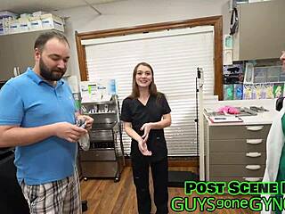 perverted podiatrist mira monroe's foot fetish gyno exam in hospital gloves