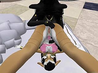 Lady Bastet Bunny Commands Servant Girl Blowjob