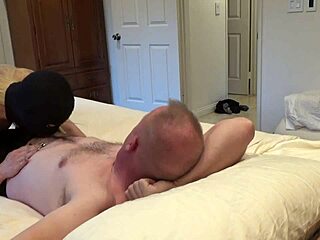 scarlett johnson the skinny housewife gags deep on my cock pov...