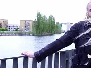 german scout picks up skinny blonde teen for berlin casting fuck