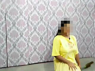 Young Married Indian Bride Outdoor Rooftop Romance