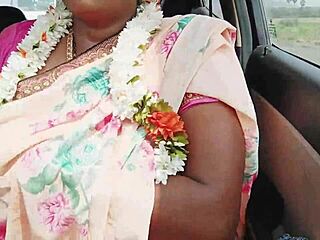 Desi sexy aunty car sex dirty talk romantic indian passion