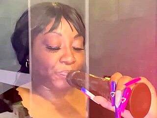 deepthroat my fat ebony ass cock and swallow every drop