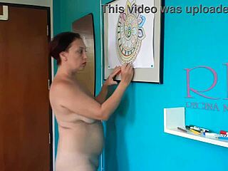 curvy indian nudist paints mandala naked beach relax workshop