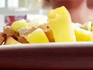 upskirt tease from hot stepsis friend's sexy visit