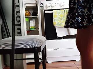 upskirt tease from hot stepsis friend's sexy visit