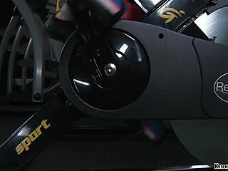 fitness lesbians fist gaping asses in gym domination