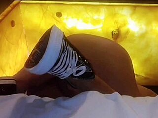 WOW! HIDDEN CAM 18YO MEXICAN SWALLOWS CUM BEDROOM!