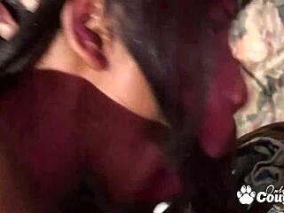 black mama armani takes dick deep in saggy ass anal