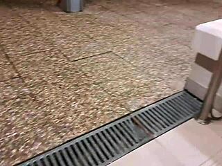 Stranger seduces me into wild public train creampie orgasm rush