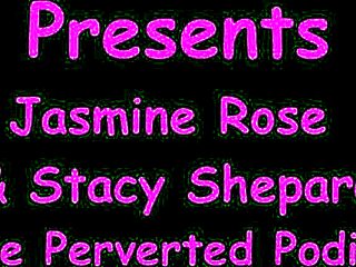 perverted podiatrist tickles stacy shepard's barefoot toes and shaved pussy