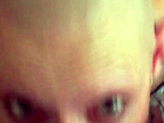 Sloppy slut stares while deepthroating cock contest