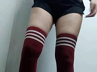 Cheeky Nerd Tries Slutty Tops Topless No Panties Socks