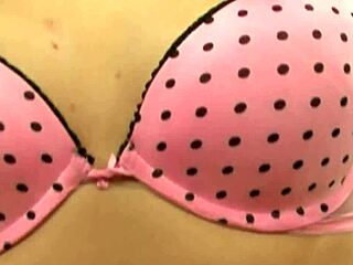 lucky dude scores footjob handjob blowjob from cute babe