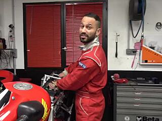 French Amateur's Dream: Bent Over Doggystyle on Two Huge Cocks