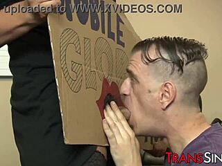 yo sexy black tranny in stockings takes facial 💦