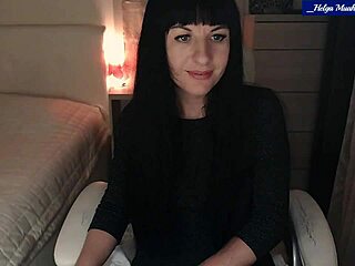 Helga's sexy milf striptease with ass wiggle and clit tease pt1