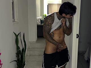 intruder bursts in and pounds curvy latina bodybuilder wildly