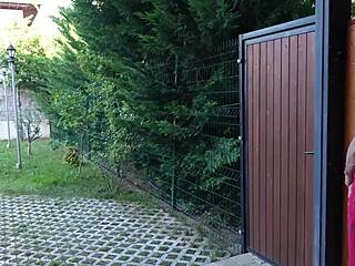 polly yang's yoga session sparks intriguing garden fuck adventure