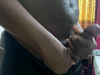 Oiled Ebony Ass Bent Over for Deep Doggystyle Pussy Pounding