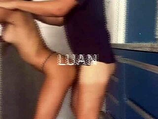 she cums hard gets spanked then dances wildly