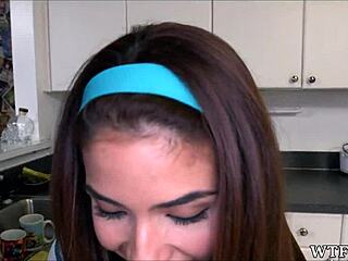 Pretty latina maid dirty amateur fuck