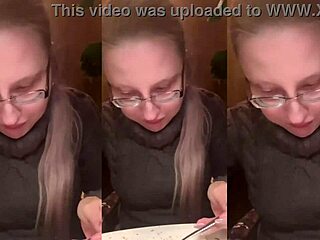 asmr dinner date turns into restaurant fuck whispers