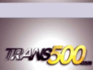 ladyboy slut smashed hard in intense garage anal