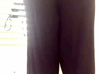 cute teen farts loud in tight yoga pants