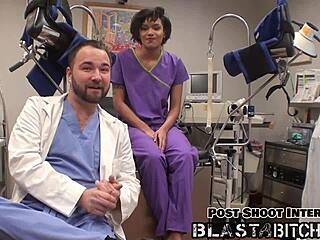 POV Jackie Banes' Shaved Pussy Flooded with Thick Cum