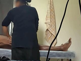 Spa Massage Surprise Captured on Secret Hidden Camera