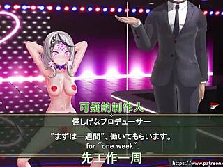 vtuber sandflower fork hypnotic lewd hip shaking dance blowjob tease